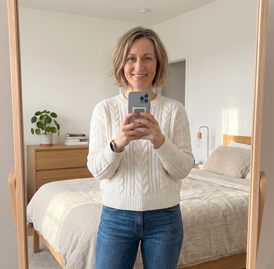 Katrin Böhm nach neun Wochen mit dem Slimqa Slim Coffee Booster in ihrer Morgenroutine